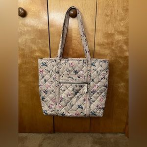 Vera Bradley Performance Twill Vera Tote Strawflowers